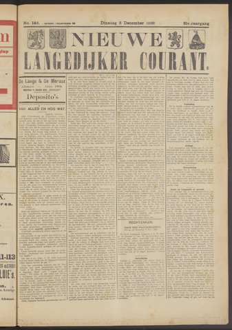 Nieuwe Langedijker Courant 1922-12-05