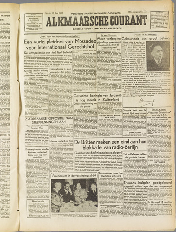 Alkmaarsche Courant 1952-06-10