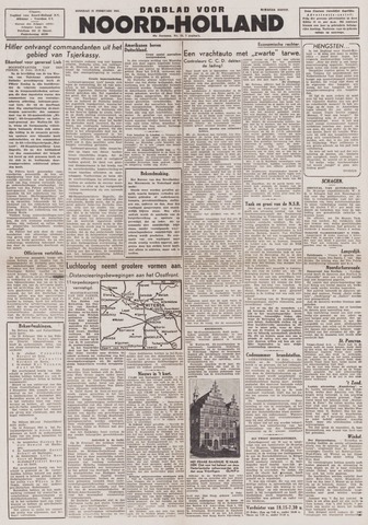 Dagblad Noord-Holland, Schager editie 1944-02-22