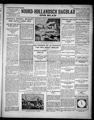 Noord-Hollandsch Dagblad : ons blad 1934-07-23