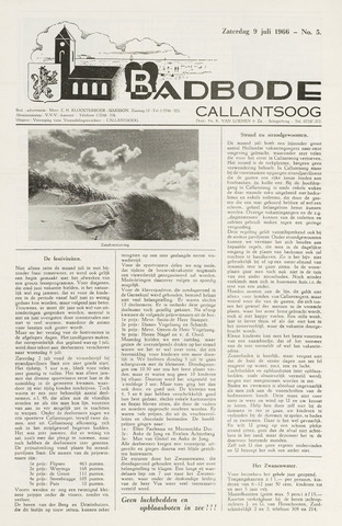 Badbode voor Callantsoog 1966-07-09