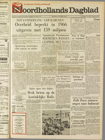 Noordhollands Dagblad : dagblad voor Alkmaar en omgeving 1966-07-05