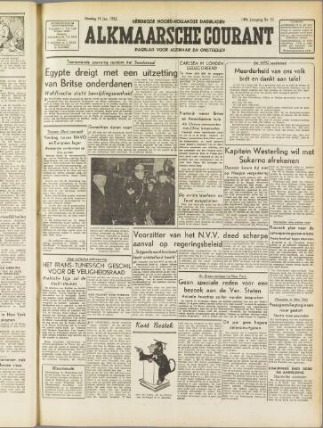 Alkmaarsche Courant 1952-01-15