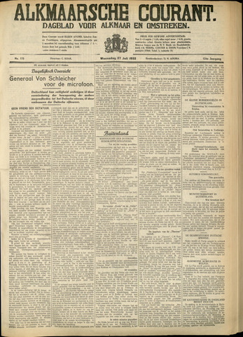 Alkmaarsche Courant 1932-07-27