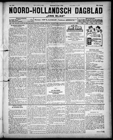 Noord-Hollandsch Dagblad : ons blad 1929-06-08