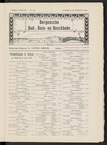 Bergensche bad-, duin- en boschbode 1913-08-30