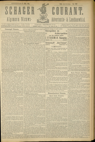 Schager Courant 1916-04-27