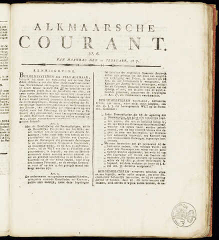 Alkmaarsche Courant 1817-02-10