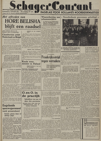 Schager Courant 1940-01-17