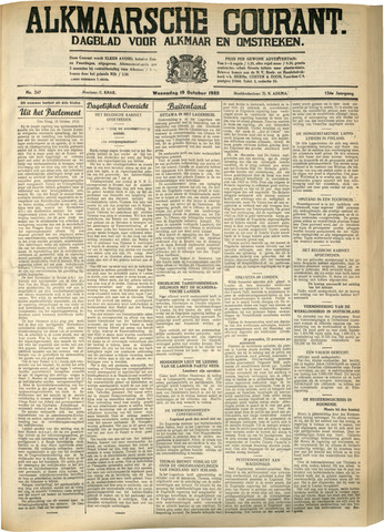 Alkmaarsche Courant 1932-10-19