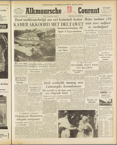 Alkmaarsche Courant 1957-11-06