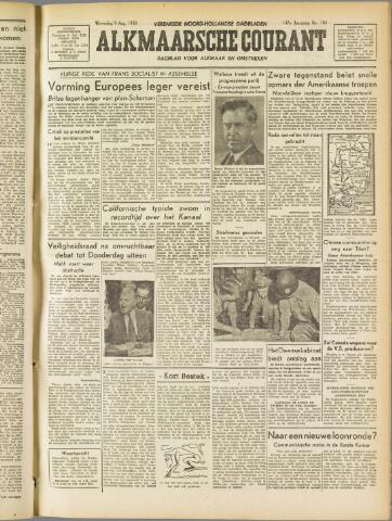 Alkmaarsche Courant 1950-08-09
