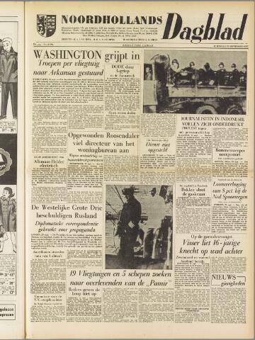 Noordhollands Dagblad : dagblad voor Alkmaar en omgeving 1957-09-25