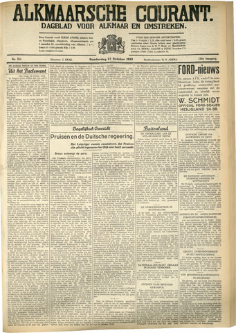Alkmaarsche Courant 1932-10-27