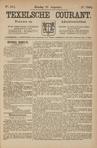 Texelsche Courant 1892-08-28
