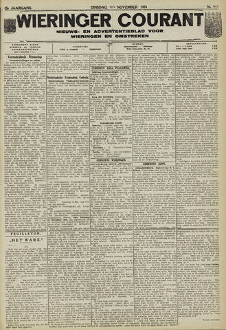 Wieringer courant 1934-11-20