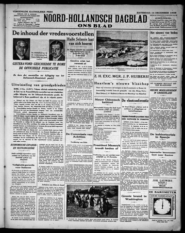 Noord-Hollandsch Dagblad : ons blad 1935-12-14