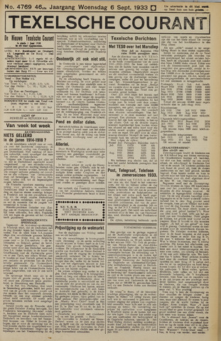 Texelsche Courant 1933-09-06