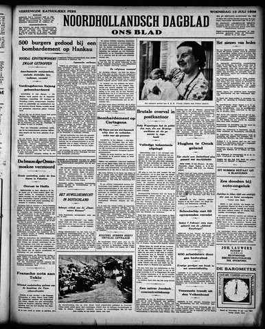 Noord-Hollandsch Dagblad : ons blad 1938-07-13
