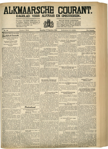 Alkmaarsche Courant 1932-08-09