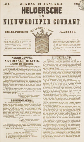Heldersche en Nieuwedieper Courant 1865-01-22