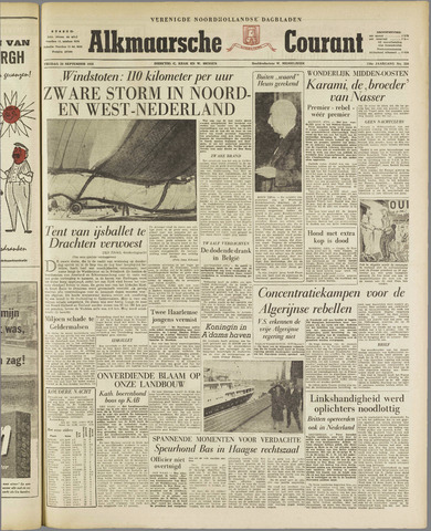 Alkmaarsche Courant 1958-09-26