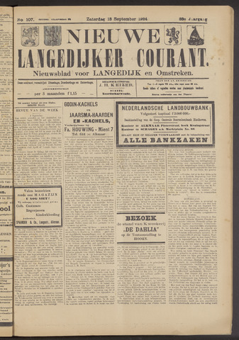 Nieuwe Langedijker Courant 1924-09-13