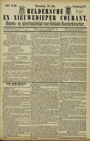 Heldersche en Nieuwedieper Courant 1887-07-20