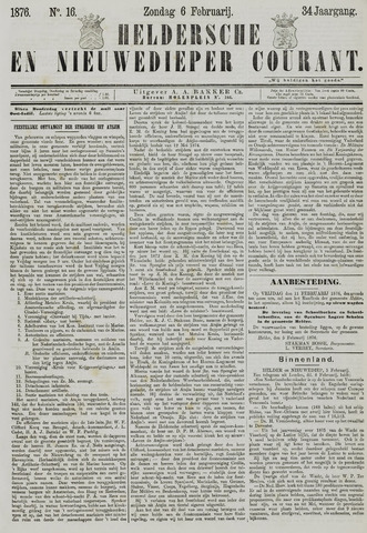 Heldersche en Nieuwedieper Courant 1876-02-06