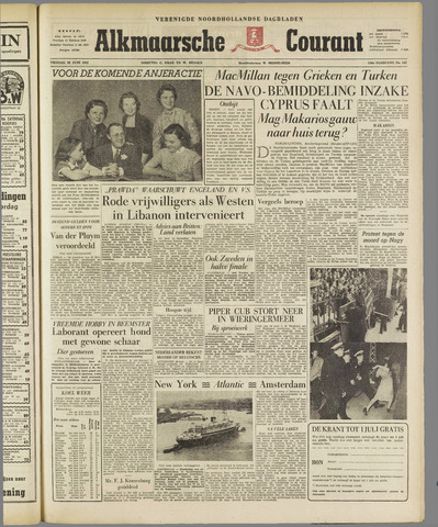 Alkmaarsche Courant 1958-06-20