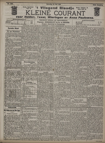 Vliegend blaadje : nieuws- en advertentiebode voor Den Helder 1908-07-25