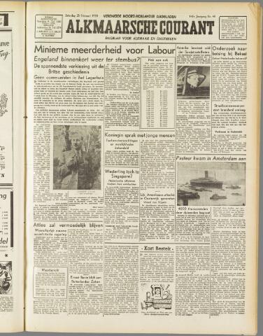 Alkmaarsche Courant 1950-02-25