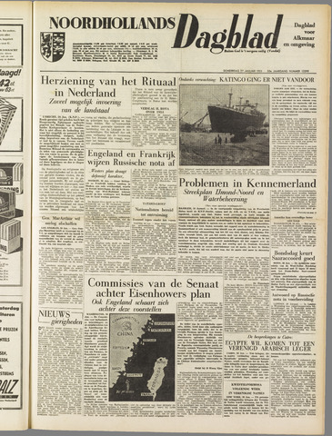 Noordhollands Dagblad : dagblad voor Alkmaar en omgeving 1955-01-27
