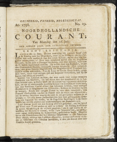 Noordhollandsche Courant 1798-07-16