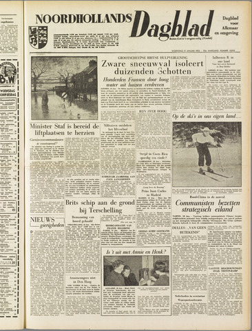 Noordhollands Dagblad : dagblad voor Alkmaar en omgeving 1955-01-19