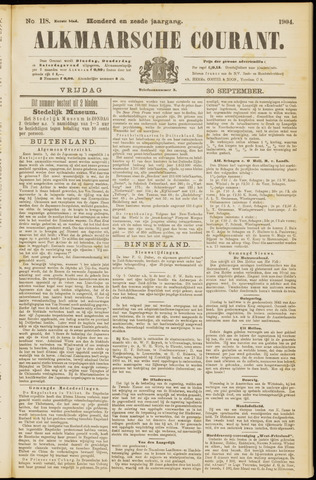 Alkmaarsche Courant 1904-09-30