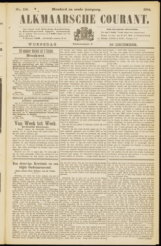 Alkmaarsche Courant 1904-12-28
