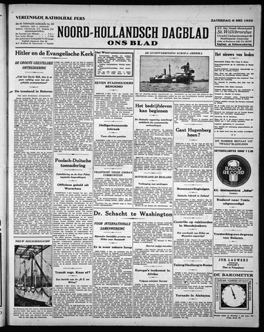Noord-Hollandsch Dagblad : ons blad 1933-05-06