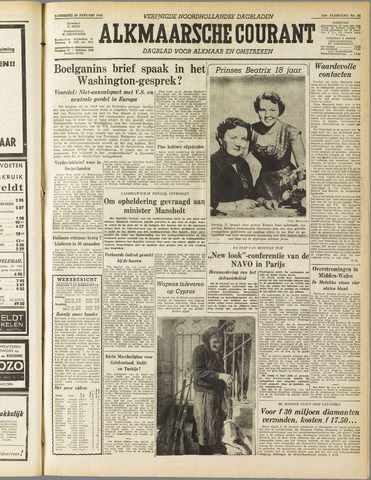 Alkmaarsche Courant 1956-01-28