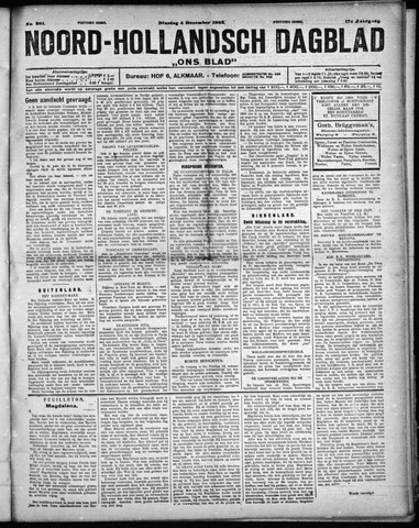 Noord-Hollandsch Dagblad : ons blad 1923-12-04