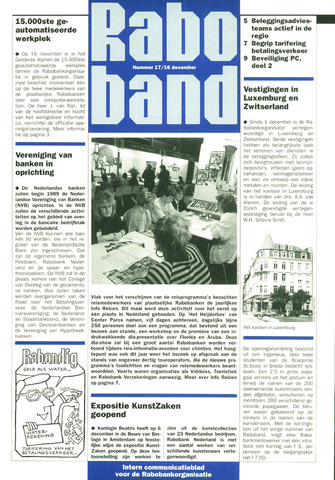 blad 'Raboband' 1988-12-16