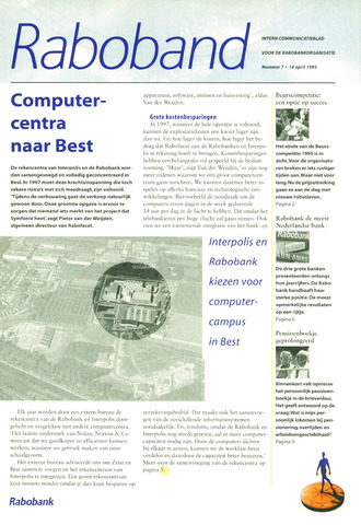 blad 'Raboband' 1995-04-18