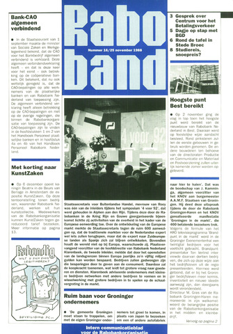 blad 'Raboband' 1988-11-25