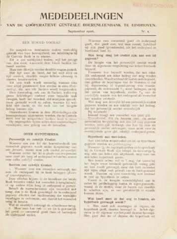 blad 'Mededeelingen' (CCB) 1906