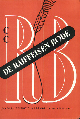 blad 'De Raiffeisen-bode' (CCRB) 1955-04-01