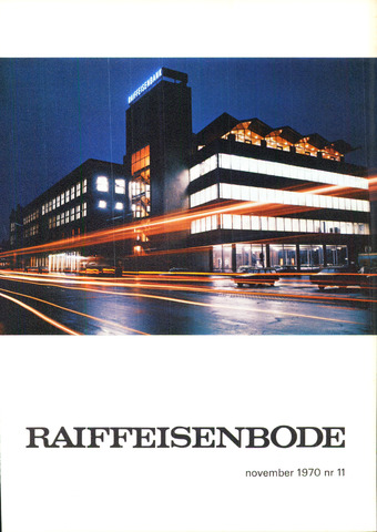 blad 'De Raiffeisen-bode' (CCRB) 1970-11-01