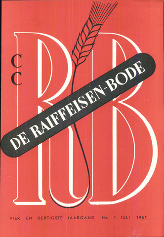 blad 'De Raiffeisen-bode' (CCRB) 1951-07-01