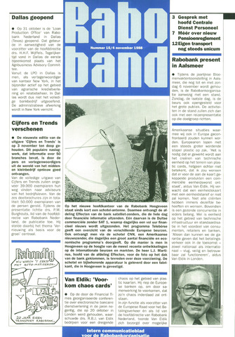 blad 'Raboband' 1988-11-04