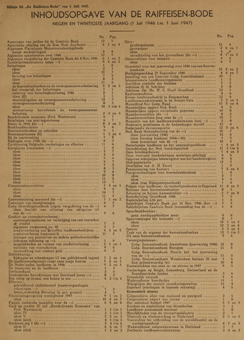 blad 'De Raiffeisen-bode' (CCRB) 1946-07-01