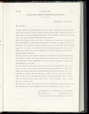 Raadsnotulen Heemstede 1978-05-25